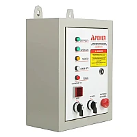 Генератор A-iPower A6000EAX в тихом зимнем кожухе 1200 RAL 7035 + блок автозапуска A-iPower 230 В, 50 А