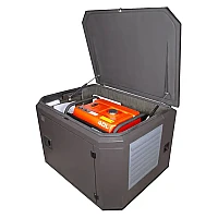 Генератор A-iPower A6000EAX в тихом зимнем кожухе 1200 RAL 8019